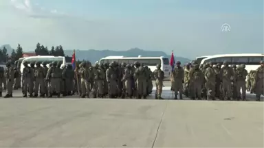 Afrin'e Dualarla Uğurlandılar