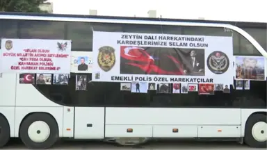 Emekli Özel Harekatçılar ve Şehit Ailelerinden Afrin'e Destek