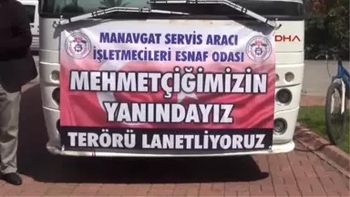 Antalya Manavgat'ta Mehmetçiğe Destek Konvoyu