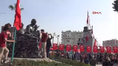 Mersin Çanakkale Zaferi Nusret Mayın Gemisi'nde Kutlandı