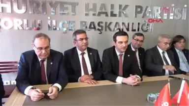 Tekirdağ CHP'li Öztrak: Türkiye Gerçek Gündemine Odaklanmalı