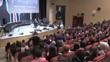 Ordu'da Avukatların Oluşturduğu Müzik Topluluğundan Konser