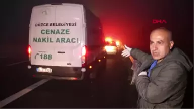 Düzce'de Sis Kazası 1 Ölü