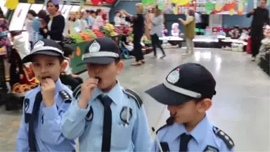 Samsun Anasınıfı Öğrencileri, Pazar Esnafı ve Zabıta Oldu