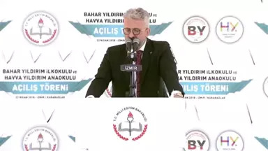 Milli Eğitim Bakanı Yılmaz: 