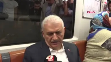 İstanbul Metro ve Marmaray'da Başbakan Sürprizi