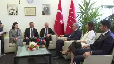 Siyasi Partilerde Bayramlaşma - MHP Heyetinden CHP'ye Ziyaret