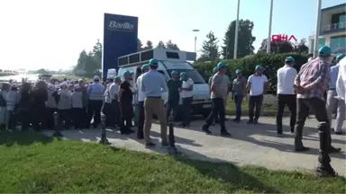 Bolu Bolu'da Makarna Fabrikasında İşçiler Greve Çıktı Hd