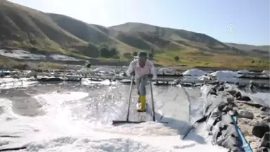 Muş'ta Üretilen Tuz Ekonomiye Katkı Sağlıyor