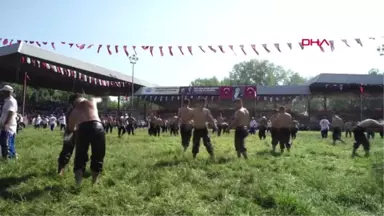 Edirne Kırkpınar Güreşlerinde İkinci Gün Heyecanı Başladı Hd