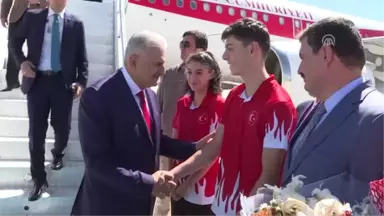 TBMM Başkanı Yıldırım, Memleketi Erzincan'a Geldi