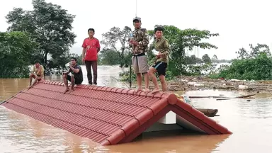 Laos'ta Baraj Çöktü: Yüzlerce Kişi Kayıp