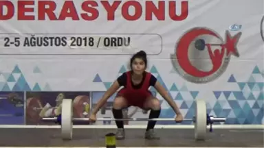 Ordu'da Halter Şampiyonası