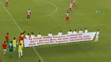 Sivasspor - Gaziantepspor Maçında Trump'a Tepki