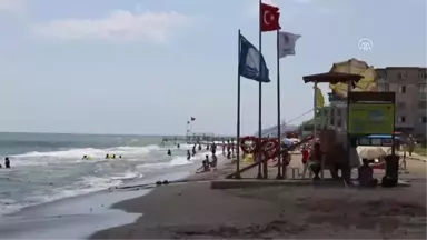 Tekirdağ'ın Mavi Bayraklı Plajlarında Yoğunluk