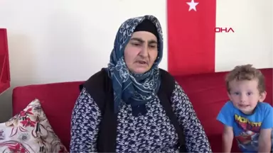 Sivas 10 Aylık Oğluyla Şehit Olan Eşinin Doğum Gününü, Mezarı Başında Kutladı Hd