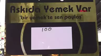 Kayseri 'Askıda Yemek' Uygulamasıyla Her Gün 100 Kişiye Yemek