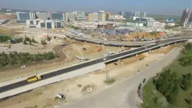 Ankara Büyükşehir Belediyesi, Bilkent Şehir Hastanesi Çevresi Yol Çalışmalarında Yeni Bir Kol Daha...