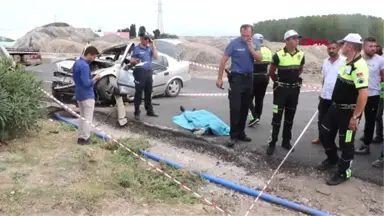 Samsun Ehliyetine El Koyulan Sürücü, Otomobille Üst Geçide Çarptığı Kazada Öldü Hd