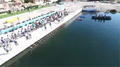 16. Eğirdir Triatlonu Başladı - Isparta