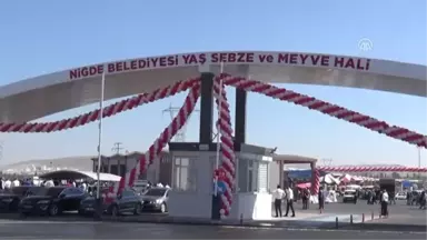 Niğde'de Yeni Hal Kompleksi Açıldı