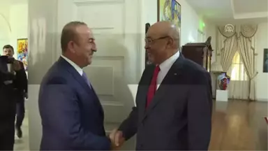 Bakan Çavuşoğlu, Surinam Devlet Başkanı Bouterse Tarafından Kabul Edildi