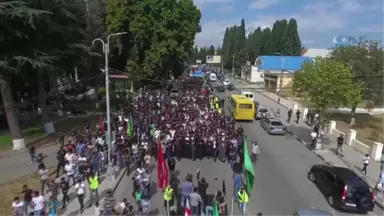 Gürcistan'da Hz. Hüseyin İçin Nefes Kesen Tasua Yürüyüşü- Gürcistan'da Borçalı Türklerinden Tasua...