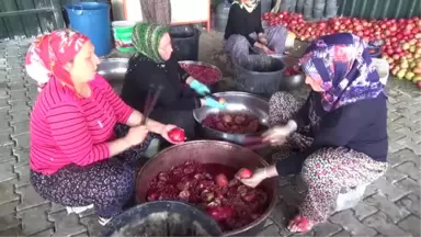 Altınözülü Kursiyerlerden Yılın Son El Yapımı Nar Ekşisi