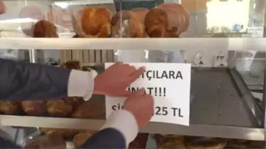 Fırsatçılara İnat Simit Fiyatlarını Düşürdü