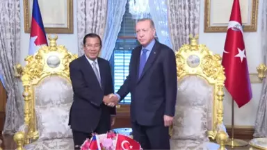 Cumhurbaşkanı Erdoğan, Kamboçya Başbakanını Hun Sen'i Kabul Etti