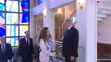 Ahed Tamimi, Mevlüt Uysal'ı Ziyaret Etti