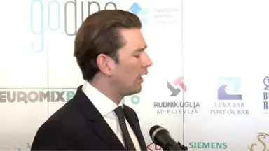 Avusturya Başbakanı Kurz'tan Sığınmacı Açıklaması