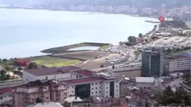 Rize'nin Sahil Otoparkı ve Toplu Taşıma Merkezi Açıldı