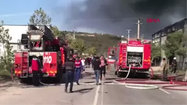 Sakarya Adapazarı'nda Fabrika Yangını