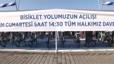 Trabzon'da 8 Kilometrelik Bisiklet Yolu Açıldı