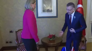 Cumhurbaşkanı Yardımcısı Oktay, Mogherini ile Görüştü - Palermo