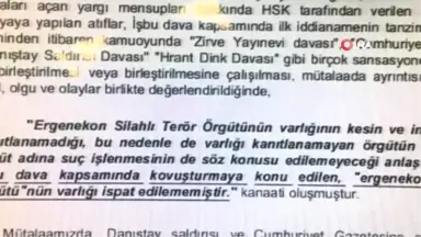 Yargıtay'ın Bozma Kararının Ardından Görülen Ergenekon Davasında Savcı Mütalaasında;...