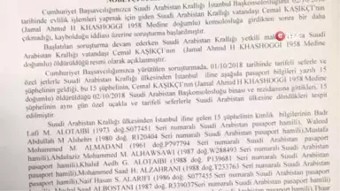 İstanbul Cumhuriyet Başsavcılığı Cemal Kaşıkçı Cinayeti Soruşturması Kapsamında Saud Al Kahtani ve...