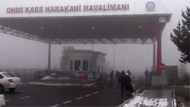 Kars'ta Hava Ulaşımına Kar ve Sis Engeli