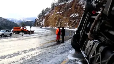 Zigana'da Kar Yağışı Kazaları da Beraberinde Getirdi