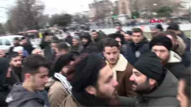 İstanbul- Ayasofya Müzesi'ndeki 'Spagat'ı Protesto Ettiler