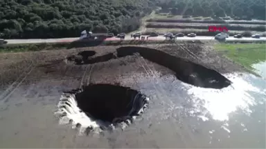 İzmir Menderes'te Yeni Bir Düden Daha Oluştu