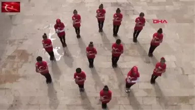 Tokat Köy Okulu Öğrencilerinden İşaret Diliyle İstiklal Marşı