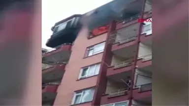 Hatay Apartmanın 6'ncı Katında Yangın