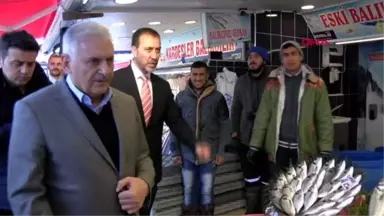 İstanbul- Binali Yıldırım, Silivrili Balıkçıları Ziyaret Etti