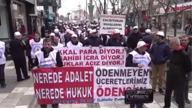 İşçilerden Belediye Önünde Eylem - İstanbul