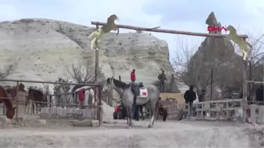 Nevşehir Göreme'de Kaçak Yapıların Yıkımına Devam Ediliyor