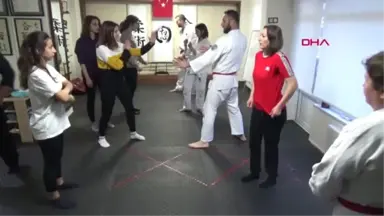 Çanakkale 8 Mart Dünya Emekçi Kadınlar Günü'nde Aikido ve Ju Jutsu Öğrendiler