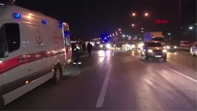 Tem Otoyolu'nda Trafik Kazası: 4 Yaralı