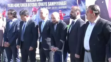 Kayseri'de İlk Defa Resmi Beyzbol Müsabakası Oynanacak